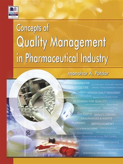 Title details for Concepts of Quality Management in Pharmaceutical Industry by Prof. Manohar A. Potdar - Wait list